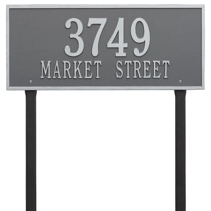 Personalized Hartford Lawn Address Plaque - 1 Line