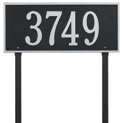 Personalized Hartford Large Lawn Address Plaque - 1 Line