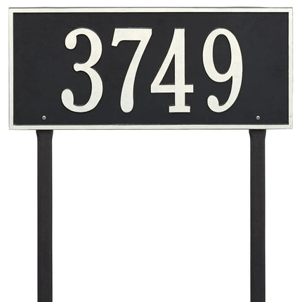 Personalized Hartford Large Lawn Address Plaque - 1 Line