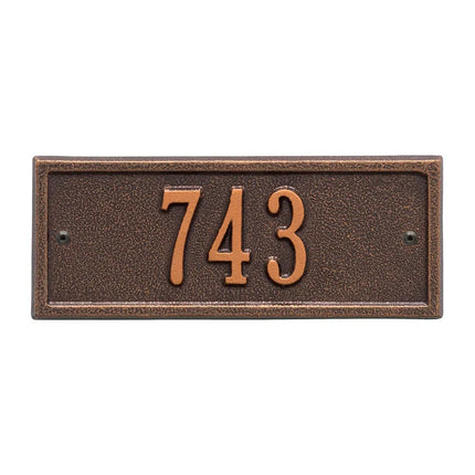 Personalized Hartford Small Address Plaque - 1 Line