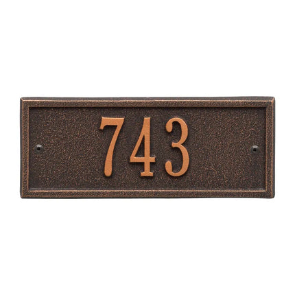 Personalized Hartford Small Address Plaque - 1 Line