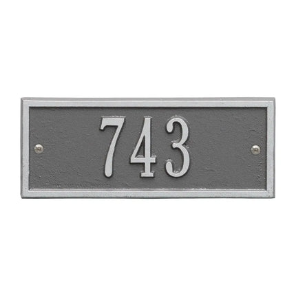 Personalized Hartford Small Address Plaque - 1 Line