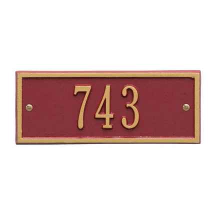 Personalized Hartford Small Address Plaque - 1 Line