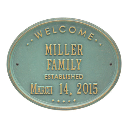 Personalized Family Established Plaque