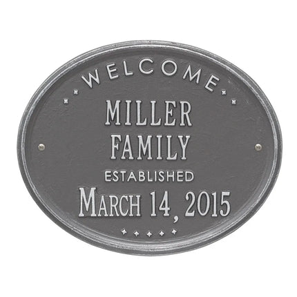 Personalized Family Established Plaque