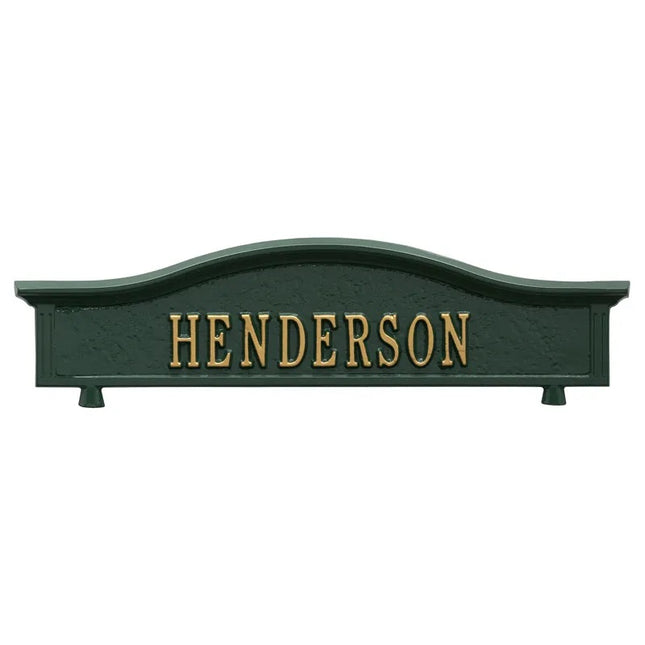 Personalized Two Sided Mailbox Topper
