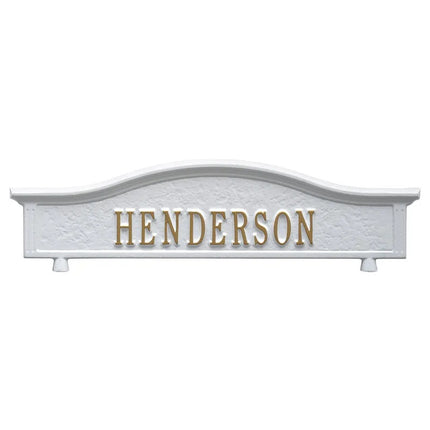 Personalized Two Sided Mailbox Topper