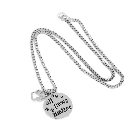 All Paws Matter Pendant Necklace