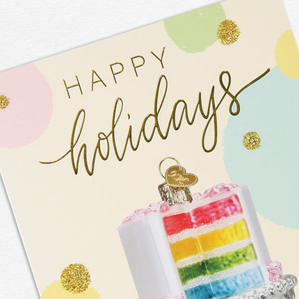 Cake Christmas Card