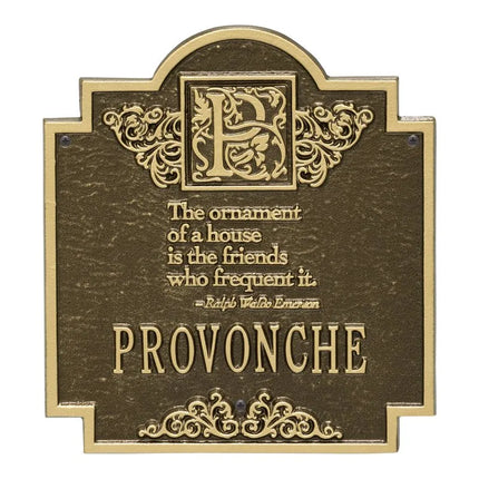 Personalized Emerson Monogram Plaque