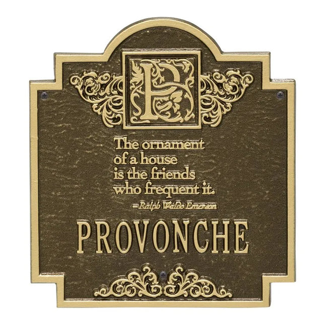 Personalized Emerson Monogram Plaque