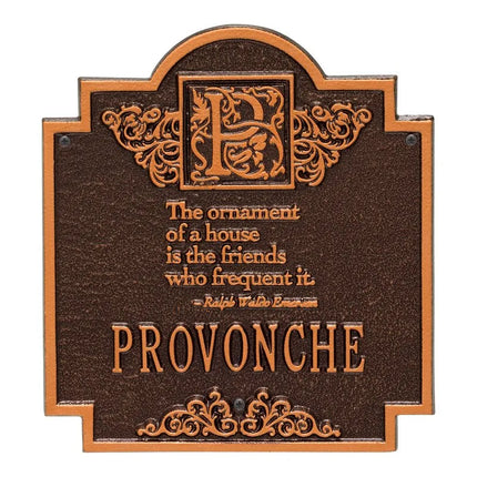 Personalized Emerson Monogram Plaque