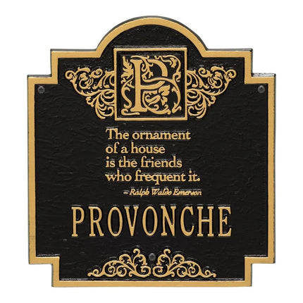 Personalized Emerson Monogram Plaque
