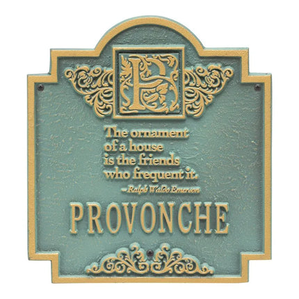 Personalized Emerson Monogram Plaque