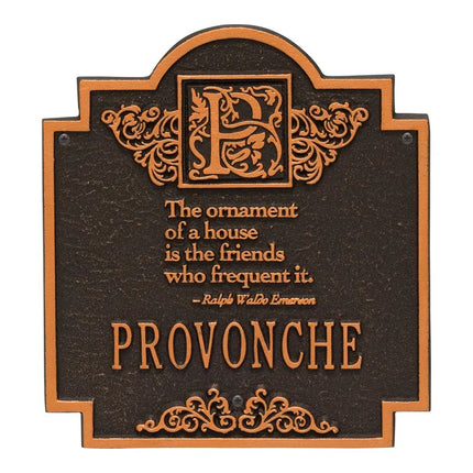 Personalized Emerson Monogram Plaque