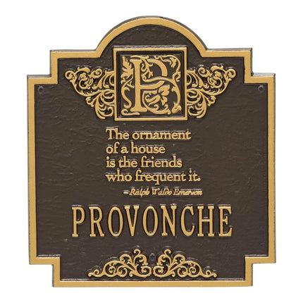 Personalized Emerson Monogram Plaque