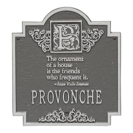 Personalized Emerson Monogram Plaque