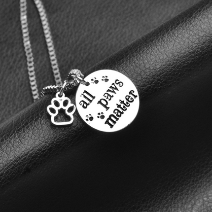 All Paws Matter Pendant Necklace