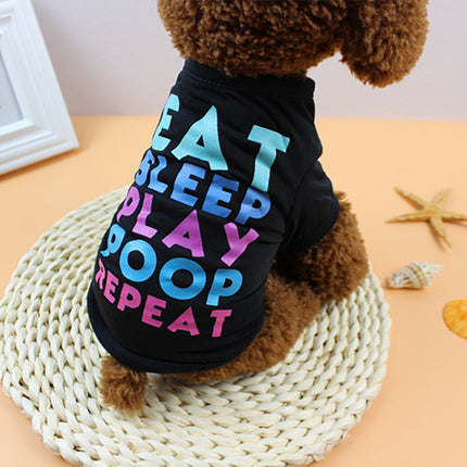 Eat Sleep Play Poop Repeat Pet T-Shirt