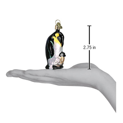 Emperor Penguin W/chick Ornament