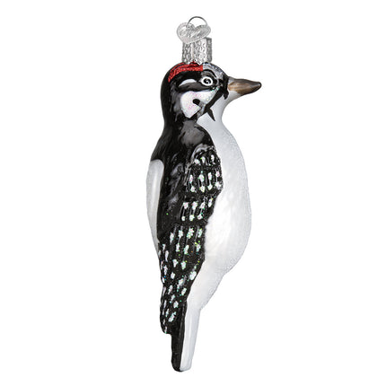 Hanging Hairy Woodpecker Ornament