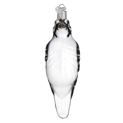 Hanging Hairy Woodpecker Ornament