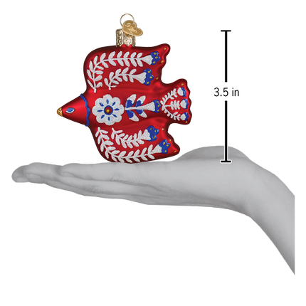 Folkfeather Thrush Ornament