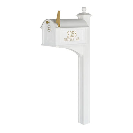 Personalized Monogram Mailbox Package - Post