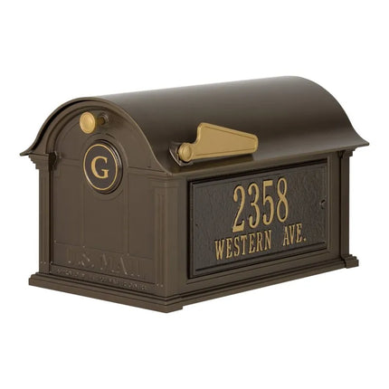 Personalized Monogram Mailbox Package - Plaques
