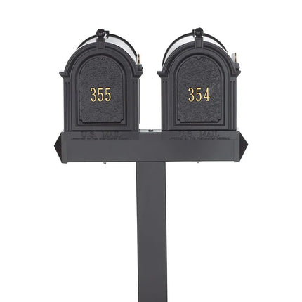 Personalized Multi Mailbox Double Package