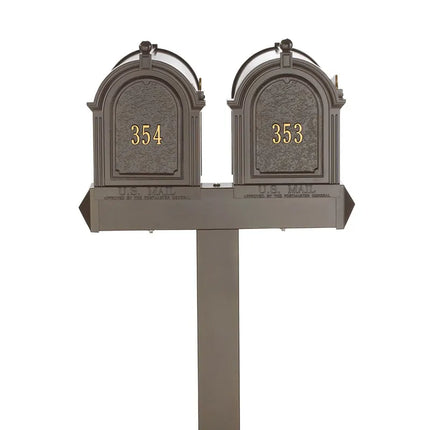 Personalized Multi Mailbox Double Package