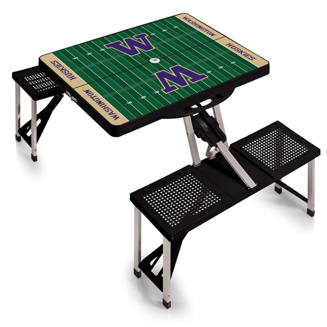 Washington Huskies Football Field Picnic Table Folding Table Seats