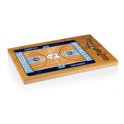 North Carolina Tar Heels Basketball Court Cutting Board & Knife Set