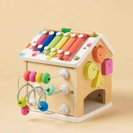 Tiny Land Cottage Activity Cube - Rainbow