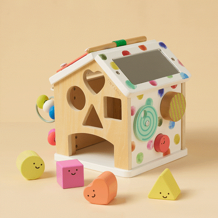 Tiny Land Cottage Activity Cube - Rainbow
