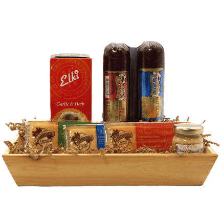 Rustic Meat & Cheese Crate