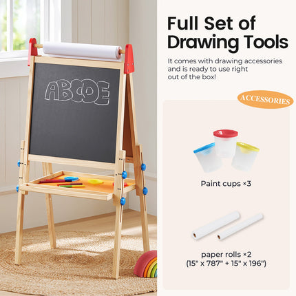 Tiny Land 3-in-1 Art Easel for Kids