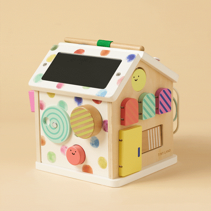 Tiny Land Cottage Activity Cube - Rainbow