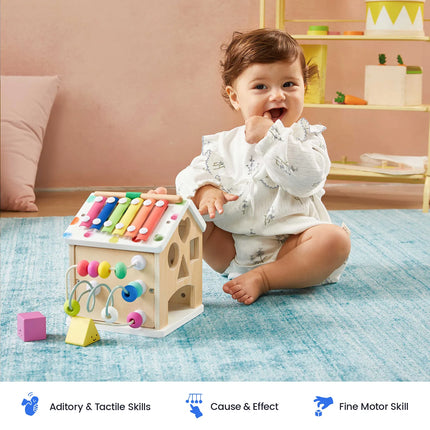 Tiny Land Cottage Activity Cube - Rainbow