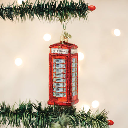 English Phonebooth Ornament