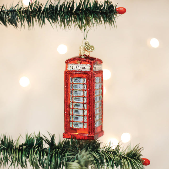 English Phonebooth Ornament
