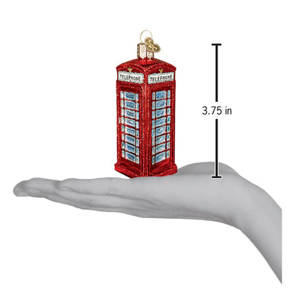 English Phonebooth Ornament