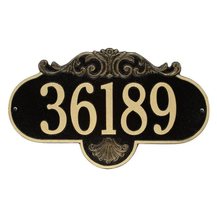 Personalized Large Rochelle Address Plaque - 1 Line