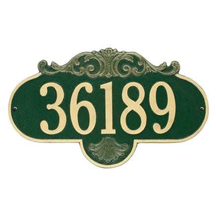 Personalized Large Rochelle Address Plaque - 1 Line