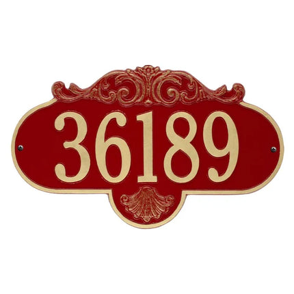 Personalized Large Rochelle Address Plaque - 1 Line