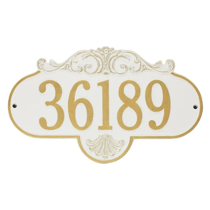 Personalized Large Rochelle Address Plaque - 1 Line