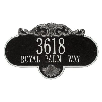 Personalized Large Rochelle Address Plaque - 2 Line