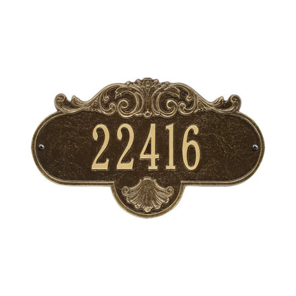 Personalized Rochelle Address Plaque - 1 Line
