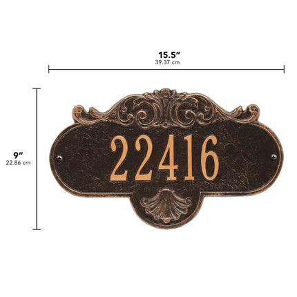 Personalized Rochelle Address Plaque - 1 Line