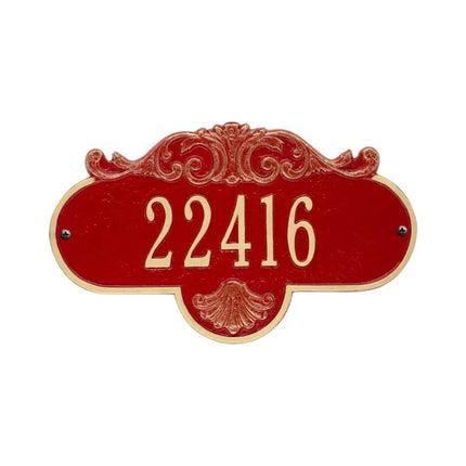 Personalized Rochelle Address Plaque - 1 Line